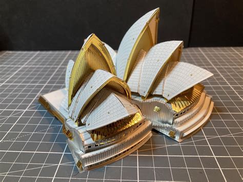 metallic nano puzzle sydney opera house|Piececool's Sydney Opera House. : r/metalearth .